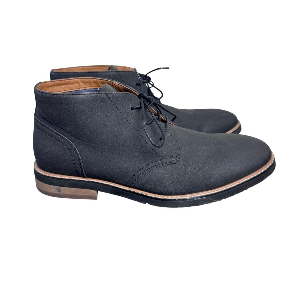 Hawker Rye Men’s Lace Up Chukka Boots Size 11 Charcoal Gray Casual Dress Shoes